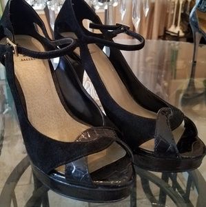 Bakers "Mariska" Suede Heels
